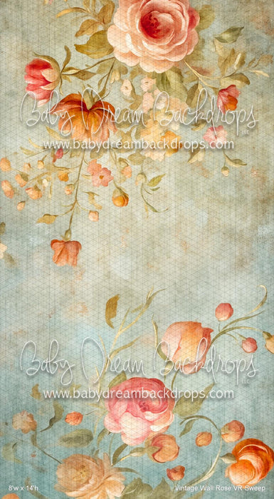 Vintage Wall Rose Sweep (VR)