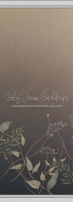 Watercolor Wildflowers Mural Left Skinny (HL)