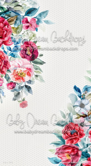 Watercolor florals Sweep (VR)