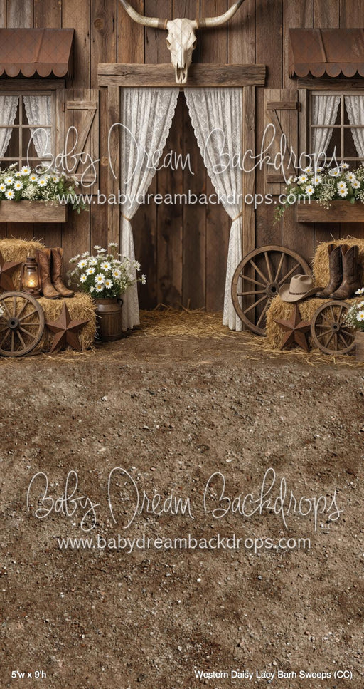 Western Daisy Lacy Barn Sweeps (CC)