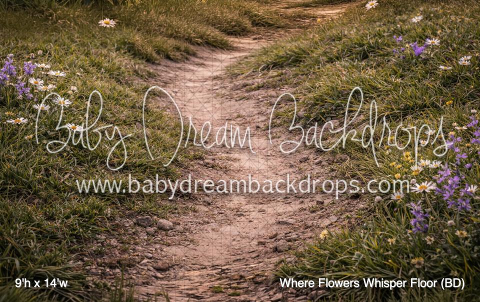 Where Flowers Whisper Fabric Floor (BD)