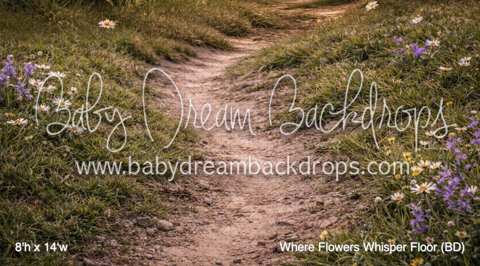 Where Flowers Whisper Fabric Floor (BD)