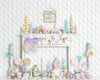 White Candy Cottage Fireplace (JG)