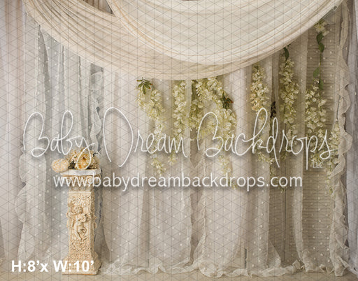 White Elegant Curtain (WH)