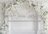 White Floral Molding Arch (WM)