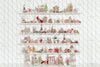 White Gingerbread Cottage Shelves (JG)