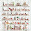 White Gingerbread Cottage Shelves (JG)