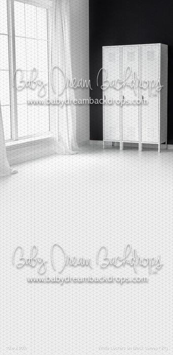 White Lockers on Black Sweep (VR)