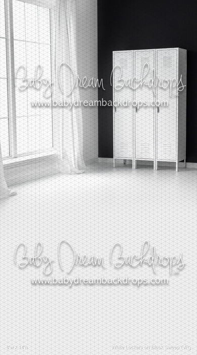 White Lockers on Black Sweep (VR)