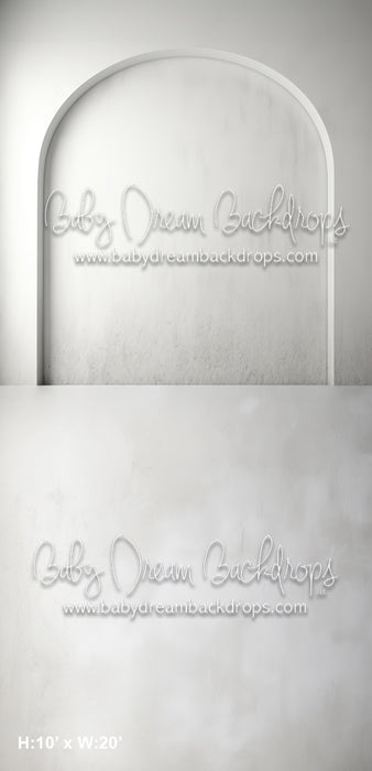 White Textured Wall 4, Dusty Texture Sweep (MD)