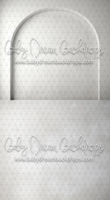 White Textured Wall 4, Dusty Texture Sweep (MD)