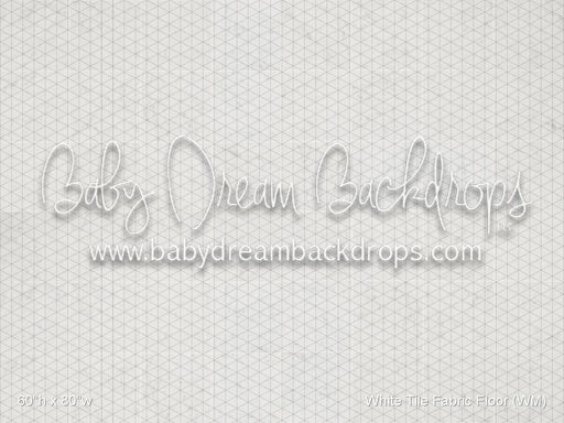 White Tile Fabric Floor (WM)