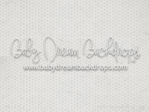 White Tile Fabric Floor (WM)