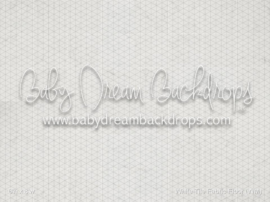 White Tile Fabric Floor (WM)