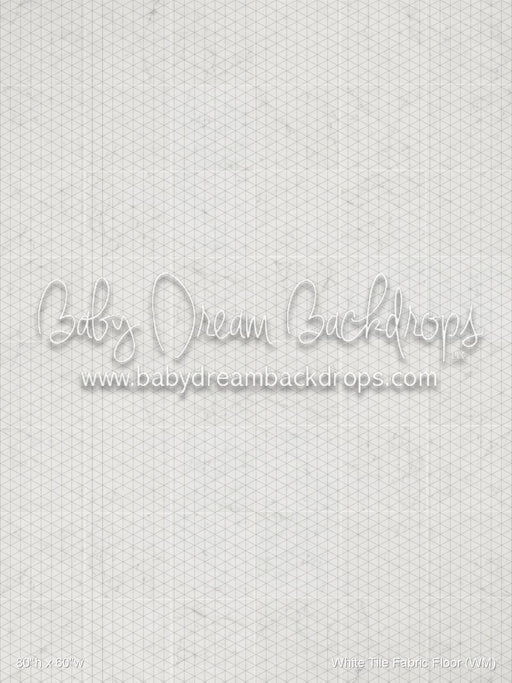 White Tile Fabric Floor (WM)