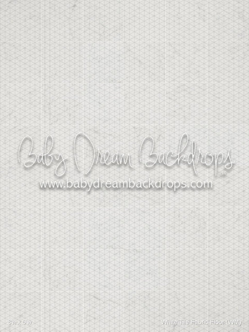 White Tile Fabric Floor (WM)