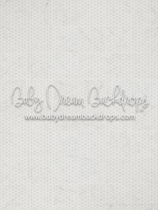 White Tile Fabric Floor (WM)