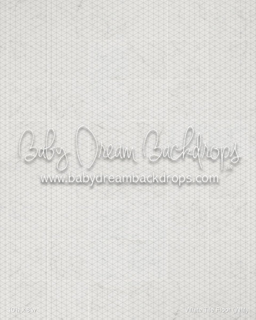 White Tile Fabric Floor (WM)