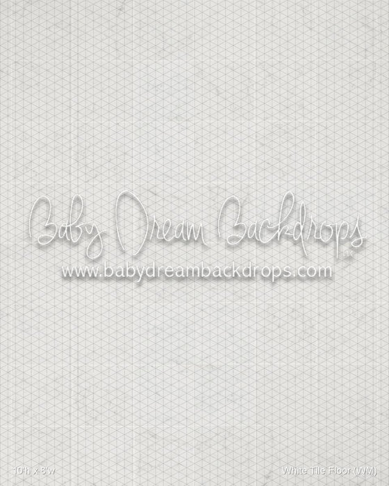 White Tile Fabric Floor (WM)