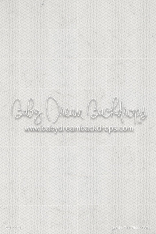 White Tile Fabric Floor (WM)