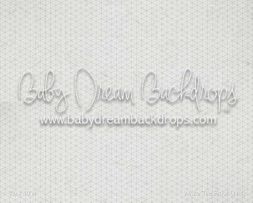 White Tile Fabric Floor (WM)