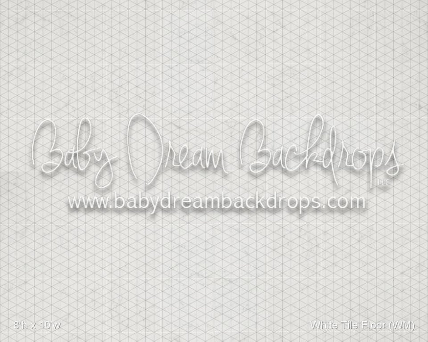 White Tile Fabric Floor (WM)