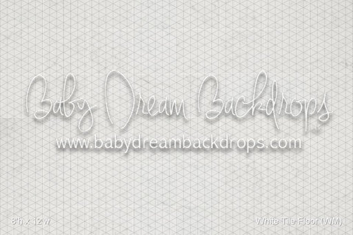 White Tile Fabric Floor (WM)