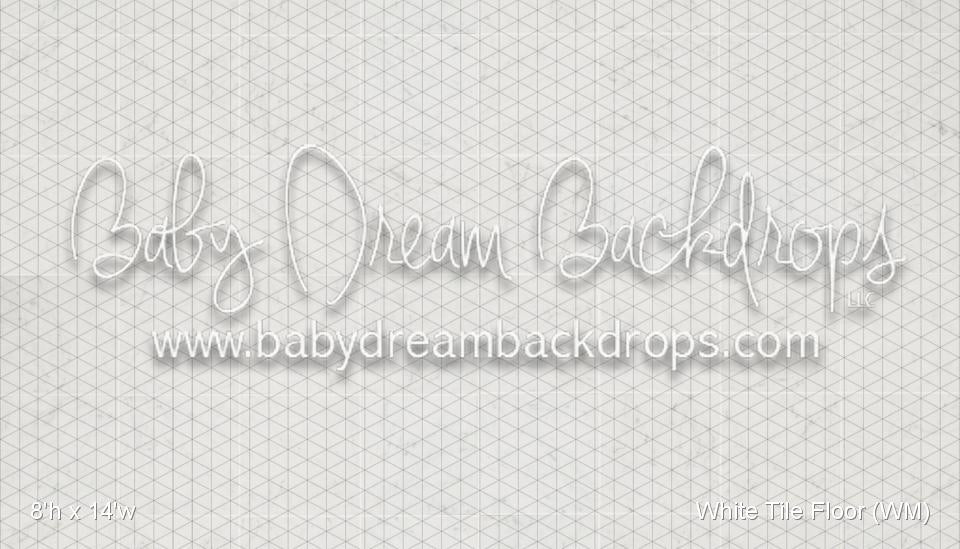 White Tile Fabric Floor (WM)