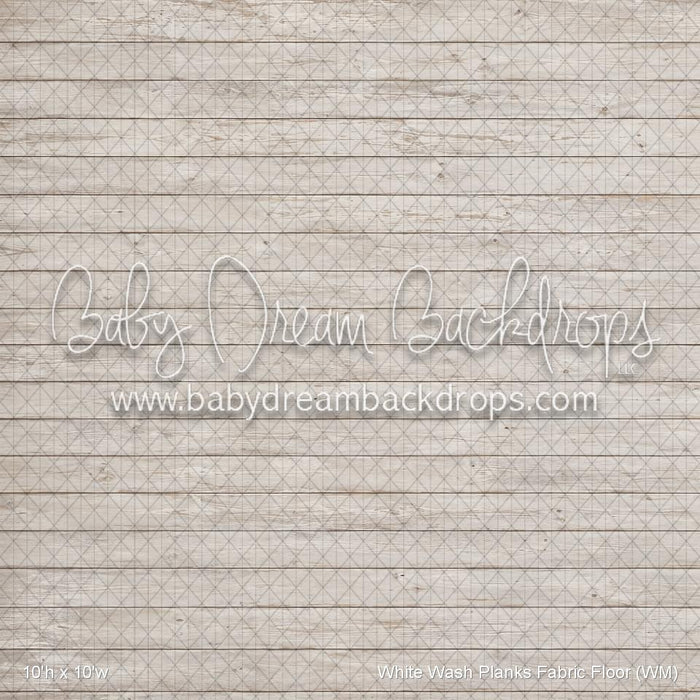 White Wash Planks Fabric Floor (WM)
