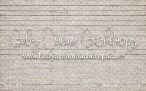White Wash Planks Fabric Floor (WM)