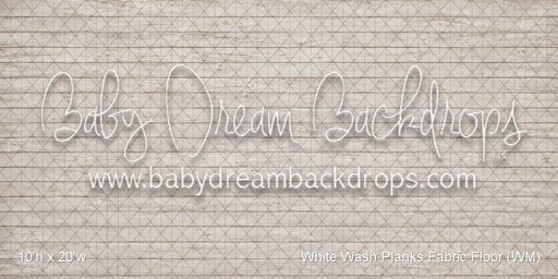 White Wash Planks Fabric Floor (WM)