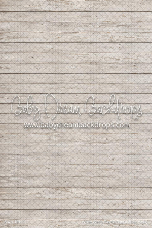 White Wash Planks Fabric Floor (WM)