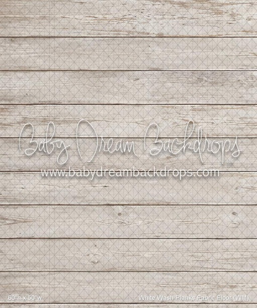 White Wash Planks Fabric Floor (WM)