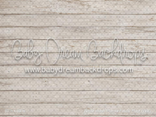 White Wash Planks Fabric Floor (WM)