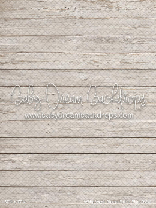 White Wash Planks Fabric Floor (WM)