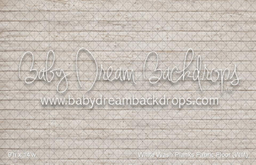 White Wash Planks Fabric Floor (WM)