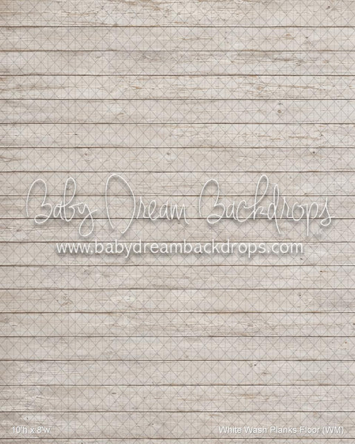 White Wash Planks Fabric Floor (WM)