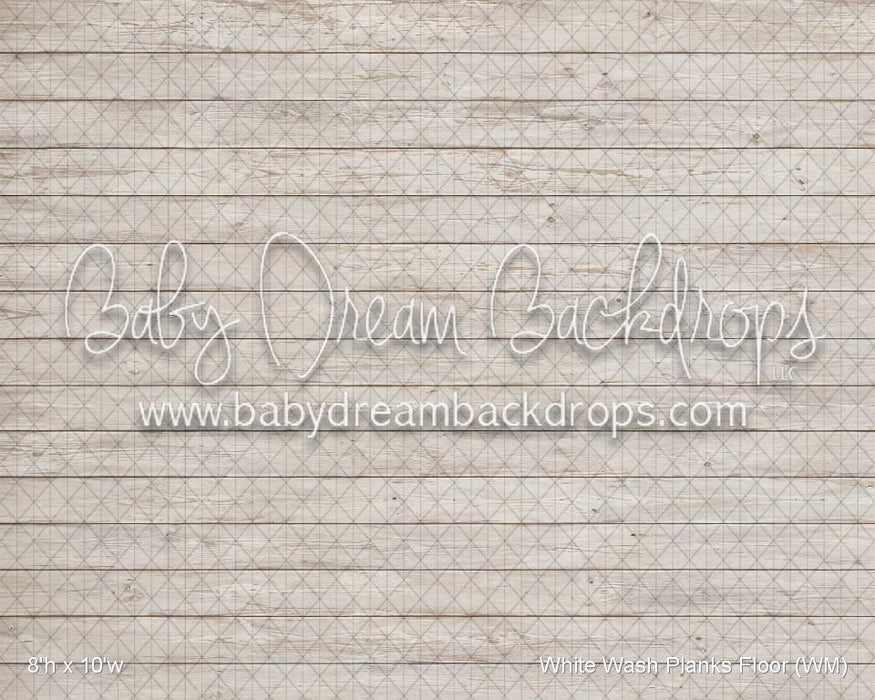 White Wash Planks Fabric Floor (WM)