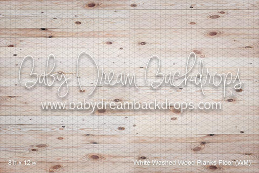 White Washed Wood Planks Floor (WM)