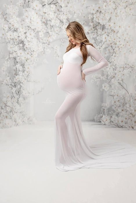 White Clamatis Arch Sweep (WM)