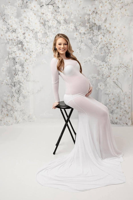 White Clamatis Arch Sweep (WM)