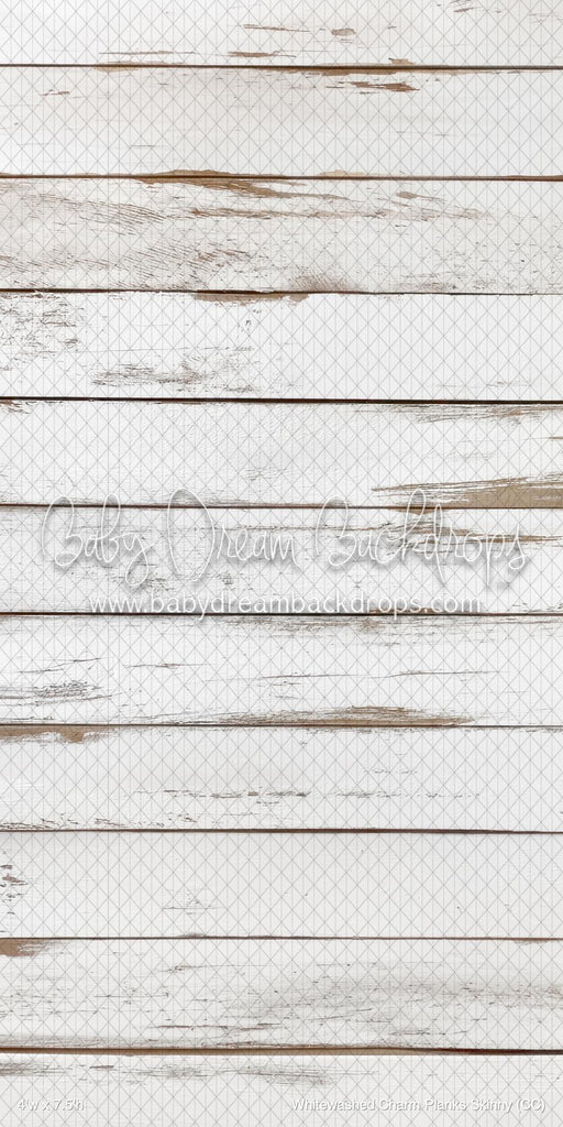 Whitewashed Charm Planks Skinny (CC)