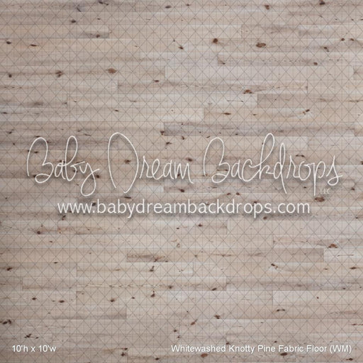 Whitewashed Knotty Pine Fabric Floor (WM)