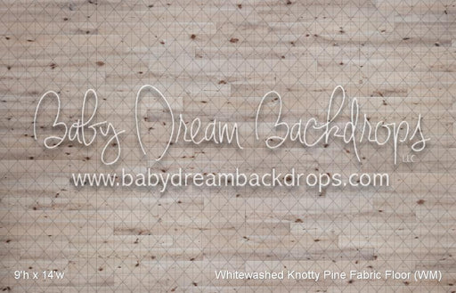 Whitewashed Knotty Pine Fabric Floor (WM)