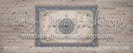 Whitewashed Knotty Pine with Chanukah Rug Fabric Floor (WM)