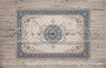Whitewashed Knotty Pine with Chanukah Rug Fabric Floor (WM)