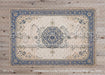 Whitewashed Knotty Pine with Chanukah Rug Fabric Floor (WM)