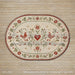 Whitewashed Oak with Nordic Folk Rug Fabric Floor (WM)
