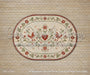 Whitewashed Oak with Nordic Folk Rug Fabric Floor (WM)