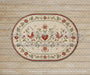 Whitewashed Oak with Nordic Folk Rug Fabric Floor (WM)